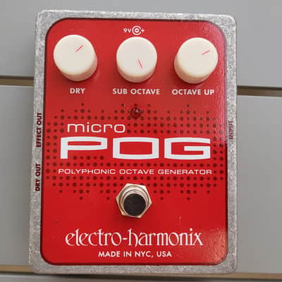 Electro-Harmonix Micro POG Pedal 2013 - Red Silver imagen 2