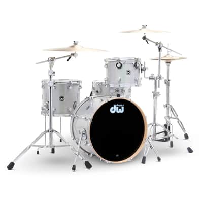 FREE TOM REBATE! - DW DWe 4pc Complete Electronic/Acoustic Drum Set w/Roland V51 Diamond Nebula image 4