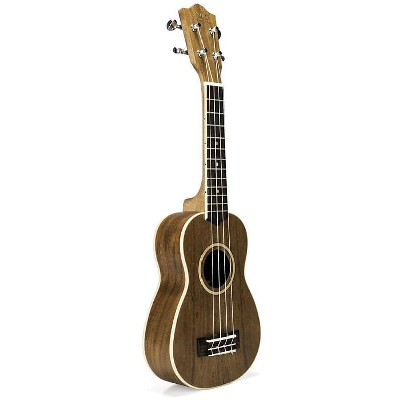 Lanikai Model AC-S Acacia Soprano Size Satin Finish Ukulele w/Gig Bag image 1