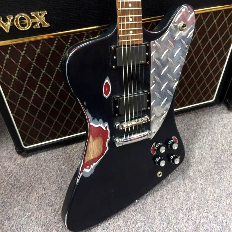 Epiphone Firebird Studio Relic With EMG's and Hard Case | Reverb