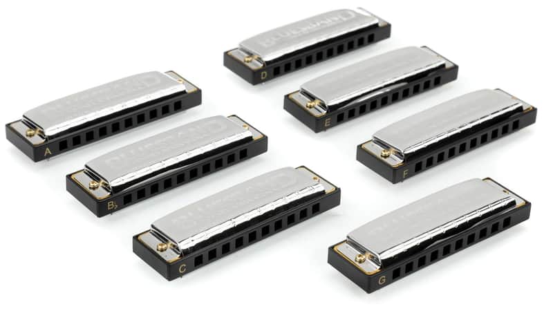 Hohner Blues Band Harmonica (7-pack) image 1