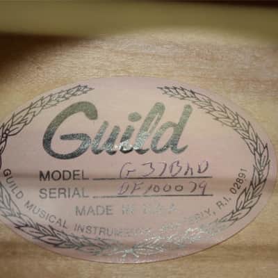 Guild USA G-37 G37 D-30 Acoustic Guitar w/OHSC -Birds Eye Maple! 1979 Natural image 8