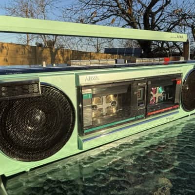 AIWA CS-W55 Rare Vintage Cassette Deck Boombox Japan Warranty image 6