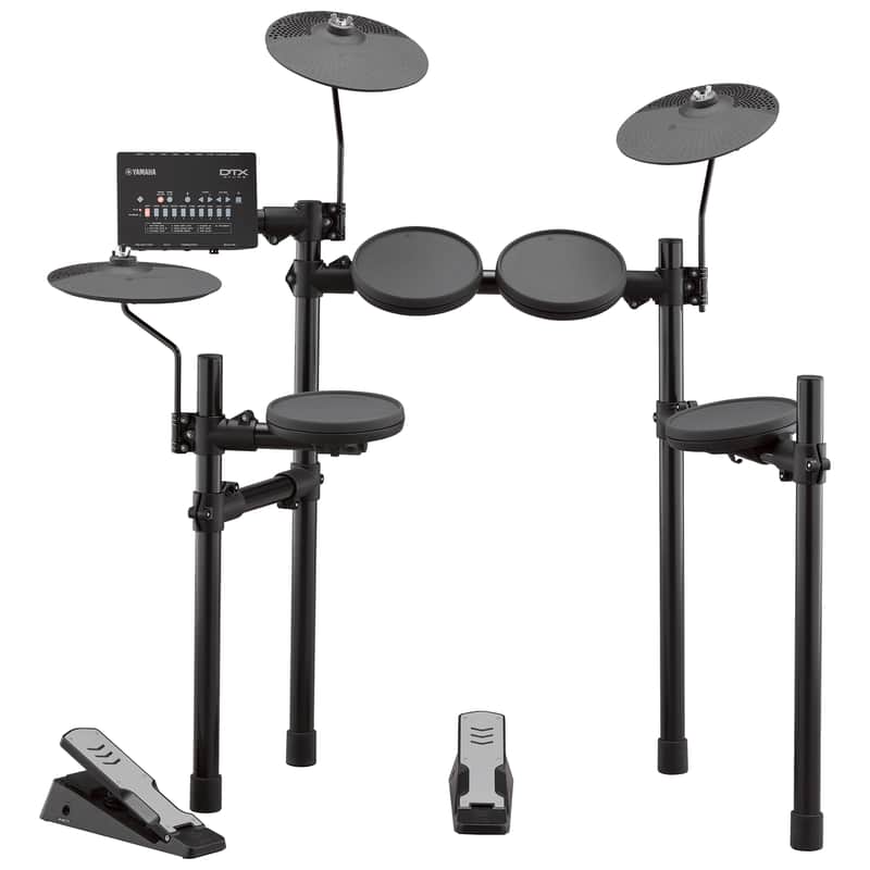 Yamaha DTX402K Electronic Drum Kit with Silent Kick Pedal and 10 Built in Kits image 1