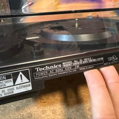 technics sl-bd22 turntable Lab Matt Servo Black Audio Technica Z100x Cartridge image 18