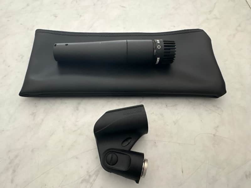 Shure SM57 Cardioid Dynamic Microphone 1984 - Present - Black image 1
