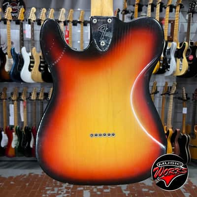 Fender   1975 Custom Deluxe Telecaster Year Sunburst True Vintage image 9