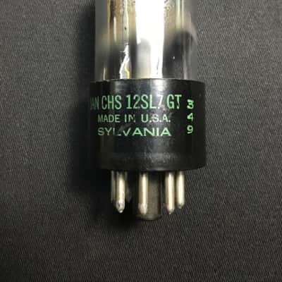 SYLVANIA 12SL7GT JAN Audio Amplifier RADIO VACUUM TUBE Tested USA 3.2792-D image 1