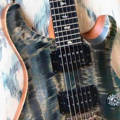 PRS 40th Anniversary Custom 24 Limited Edition - Mango Faded Whale Blue image 3