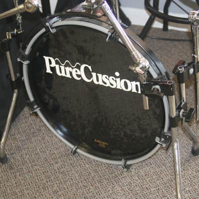 80's Purecussion No-Shell Drum Kit, 5 Piece Kit With Bag | Reverb