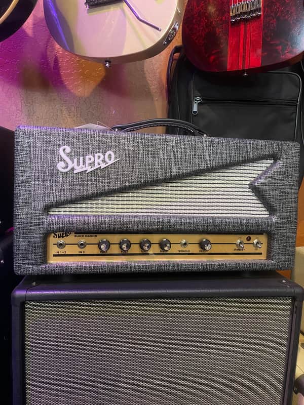 Supro 1695TH Black Magick 25-Watt Guitar Amp Head 2017 - Present - Black Rhino image 1