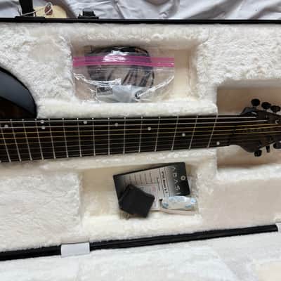 Abasi Concepts Larada Legion 8 2020 - Satin Black/Burl w/ OHSC image 12