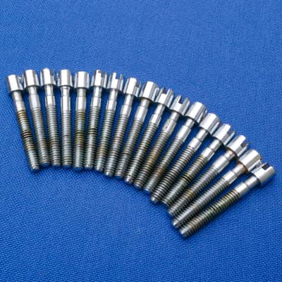 Sonor Tension Rods T-Rods 45 mm Teardrop Champion Phonic Pack Of 17 Vintage image 1