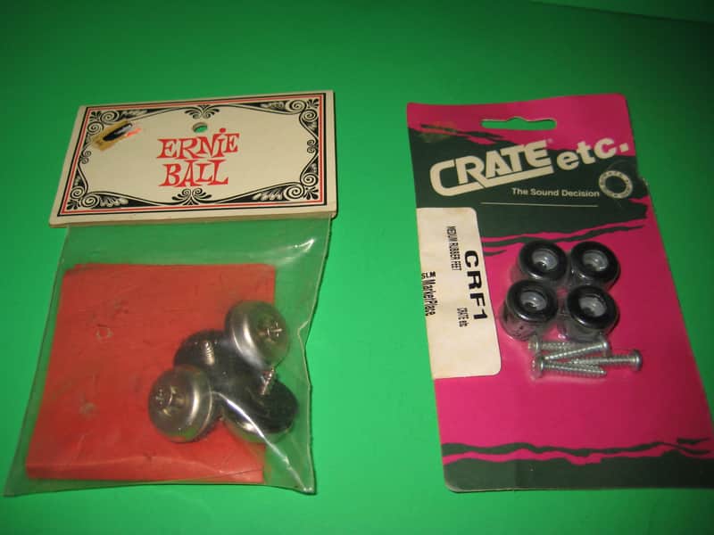 Ernie Ball and Crate Replacement Feet for Amplifiers 1980's image 1