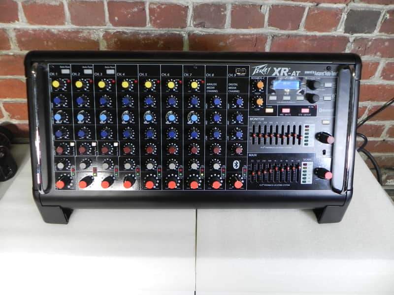 Peavey XR-AT 9-channel 1500W Powered Mixer with Auto-Tune- AS IS image 1