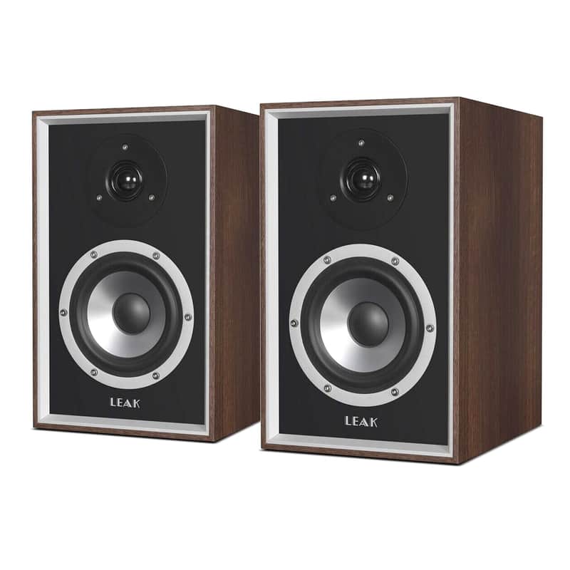 Leak: Sandwich 100 Bookshelf Speakers - Walnut / Pair image 1