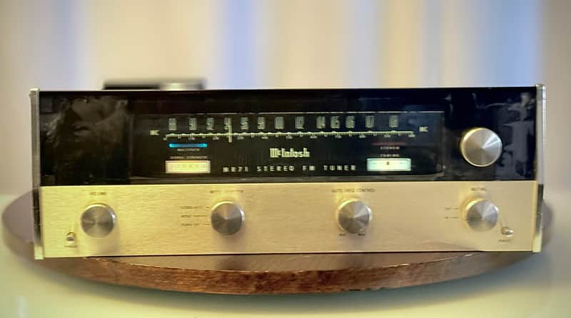 🎶✨ McIntosh MR71 Vintage Stereo FM Tube Tuner — Serviced, New Tubes, Strong FM Reception, Tested/Working