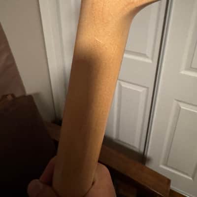 Fender American Deluxe Jazz Bass 2008 -Fretless - Amber image 7