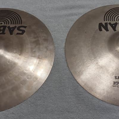 Sabian AAX 13" Stage Hats - Hi-Hat Cymbals (Pair) - Natural image 8