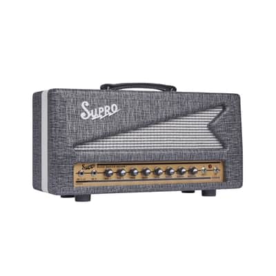 Supro 1696RTH Black Magick Reverb 25-watt Class A Tube Head2-ch, 2-band EQ, Spring Reverb, Tremolo, Free Shipping, Demo Video image 3