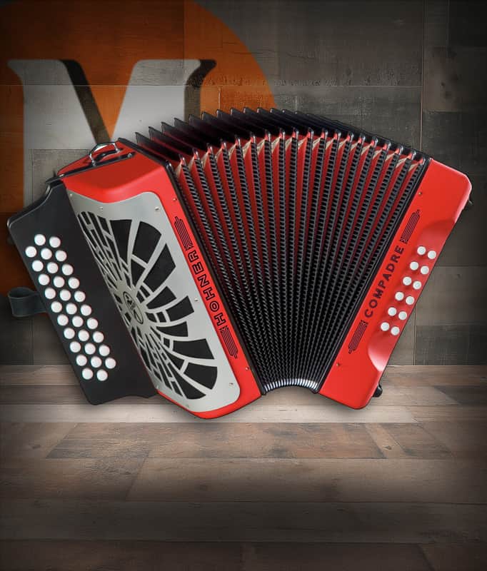 Hohner Compadre EAD Accordion - Red w/ Gig Bag (COER-N) image 1