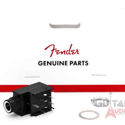 Genuine Fender Amplifier Parts - Stereo 9-Pin Box 1/4" Replacement Input Jack image 8
