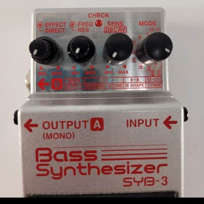 Immagine Boss SYB-3 Bass Synthesizer (Pink or Dark Gray Label) 1996 - 2001 - Silver - 3