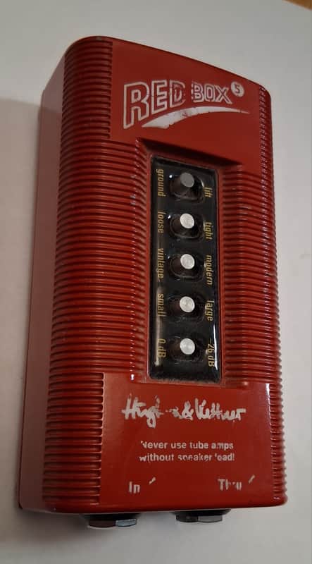 Hughes & Kettner Redbox 5 DI and Cabinet Emulator 2010s - Red