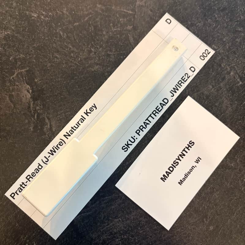 ORIGINAL Pratt Read Replacement D Key (J-Wire Keybeds) for ARP 2500/2600, Moog Minimoog, Oberheim OBX/OBXa/OB8, Sequential Prophet-5/10, PPG Wave 2.2, EML 500, and more image 1