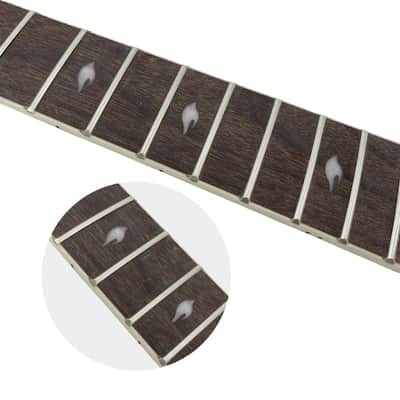 Electric Guitar Neck 22 fret 24.75 inch Mahogany Guitar Necks with Rosewood Fretboard Diamond Inlay (24.75inch) image 2
