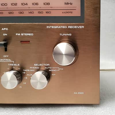 Vintage Panasonic RA-6500 AM/FM Stereo Receiver  with Tape Deck image 4