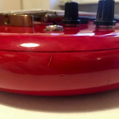 Alembic Essence 4-String 1991 Flame Maple / Trans Red image 19