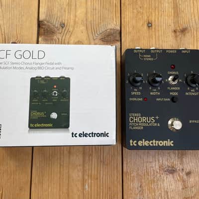 TC Electronic SCF Gold Stereo Chorus + Pitch Modulator & Flanger Reissue 2022 - Present - Black image 2