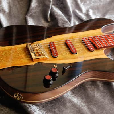 Build to order GB Liuteria Boutique Petra 6 string fiber optic lights edition image 6