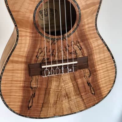 Sound Smith Acoustic Guitalele 2021 Spalted Maple image 6