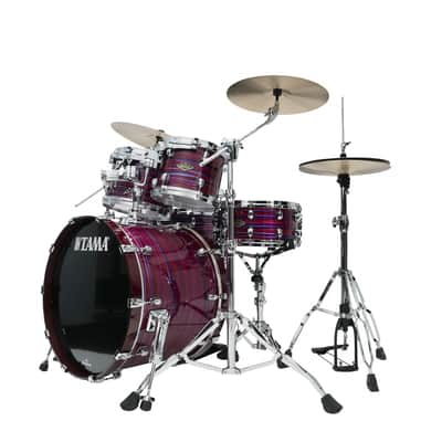 Tama WBS42S-LPO Starclassic Walnut/Birch Lacquer Shell Kit 4 pcs - Lacquer Phantasm Oyster/Chrome HW image 14