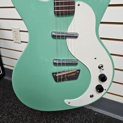 Danelectro Stock '59 DC 2018 - Vintage Aqua image 3
