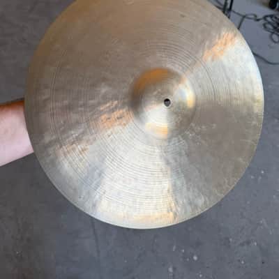 Zildjian K Istanbul Old Stamp iia 15” thin crash or hihat 808g 1945-1949 image 1