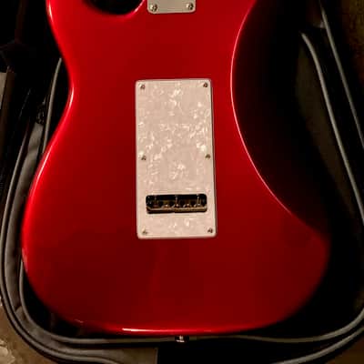 G&L USA Legacy HSS Candy Apple Red Metallic Finish Electric Guitar & Deluxe Gigbag & COA image 6