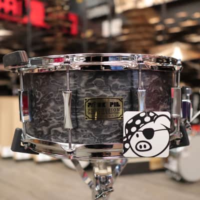 Pork Pie 6.5x14" Shadow Maple Snare Drum w/ Matching Gruv-X X-Click CLICKMATE image 4