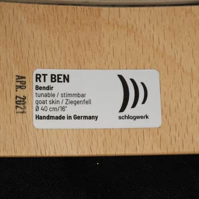Schlagwerk RTBEN Bendir Frame Drum 16" x 3.5" image 7