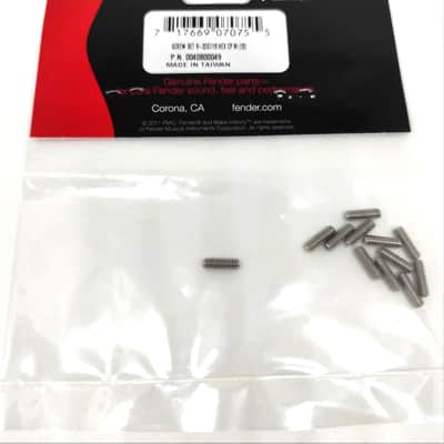 Fender® Standard Séries Bass Bridge Saddle heights adjustments screws 6-32 X 7/1 image 3