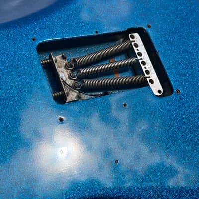 ULTRA RARE 1978 Greco ORDER MADE (Racing Stripe + Blue Metallic Sparkle) SE-600 Super Sounds S-Style ... CUSTOM SHOP Maxon "EXCEL" (1962-1964 Pre-CBS REPLICA Single Coil CLONE pickups) + GIGBAG image 20