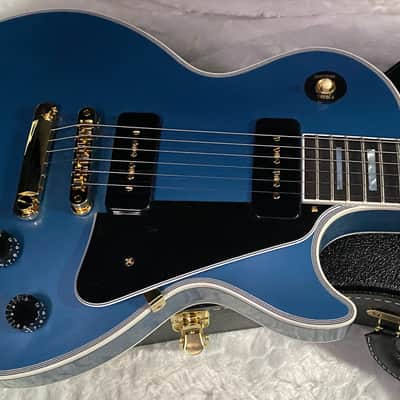 NEW! Gibson Les Paul Custom - Dealer Select - P90 Pick-Ups - Pelham Blue VOS - Custom Shop M2M - Authorized Dealer - 9.75lbs - G07680 image 5
