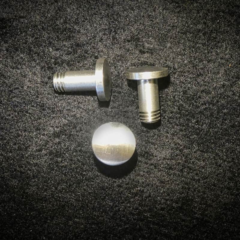 VINTAGE SLINGERLAND REPRO FLOOR TOM LEG MOUNT BUTTONS (SET OF 3) image 1