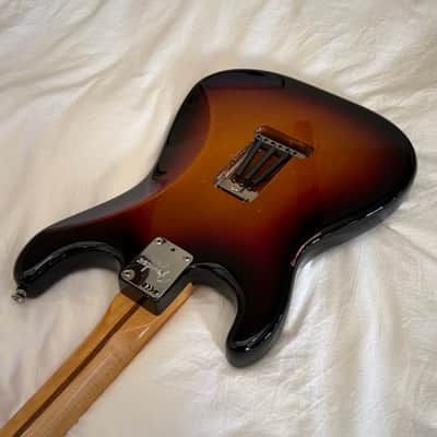 2015 Fender American Standard Stratocaster 3-Color Sunburst - Free Pro Setup image 12