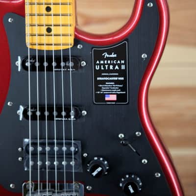 Fender American Ultra II Stratocaster HSS with Maple Fretboard 2026 - Sinister Red image 5