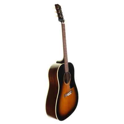 Epiphone Inspired By Gibson 1942 Banner J-45 Electro Acoustic Guitar, Sunburst with Case image 4