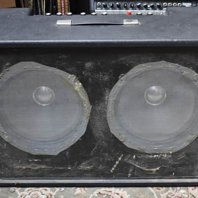 1970's Polytone Model 104 2x12" Combo Amplifier Black image 2