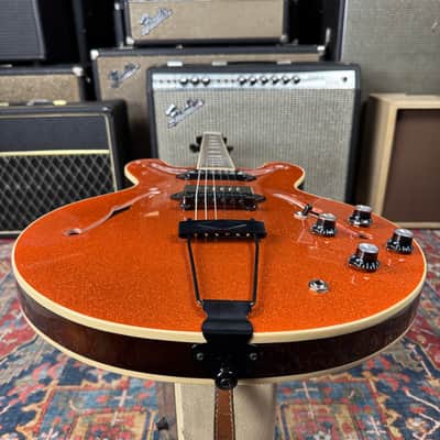 Epiphone USA Casino 1 of 1 Custom Order Orange Sparkle - 2021 image 12